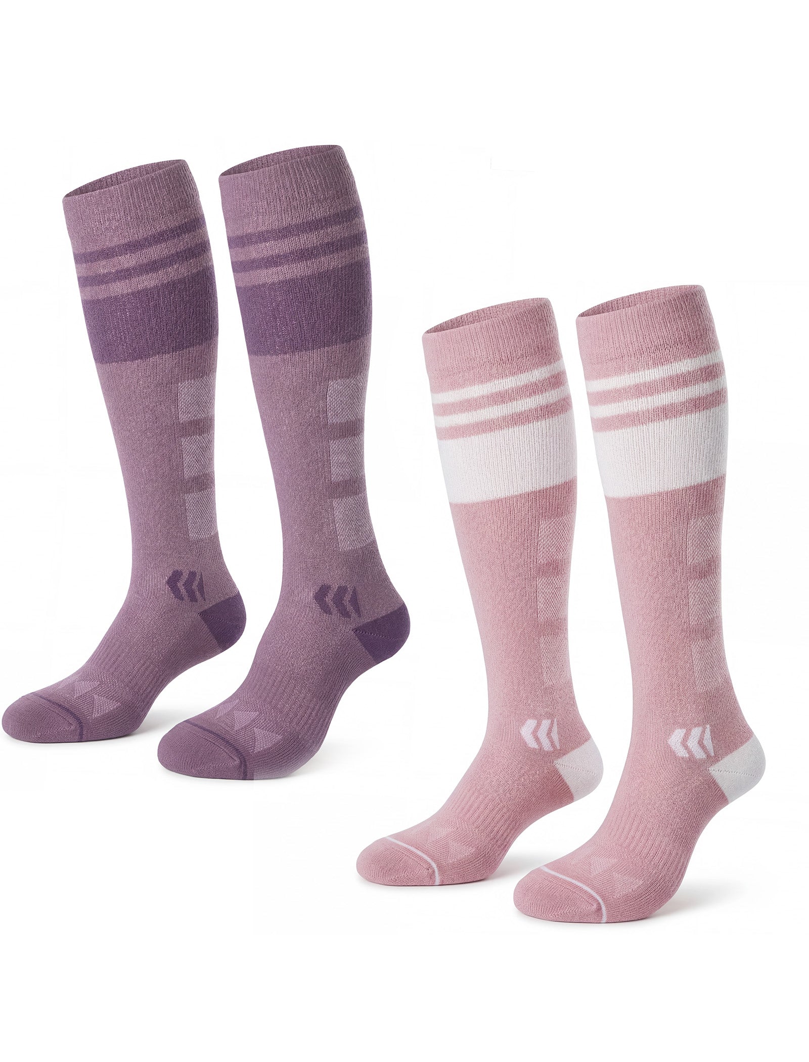 Momcozy Wide Calf Compression Socks 20-30mmHg for Sports 2 Pairs T7ST